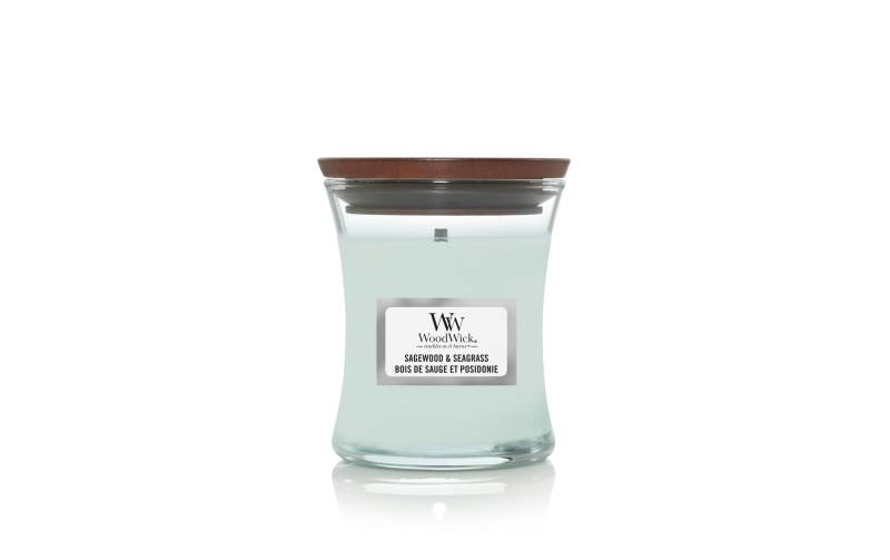 Woodwick Duftkerze »Sagewood & Seagrass Mini Jar« von Woodwick