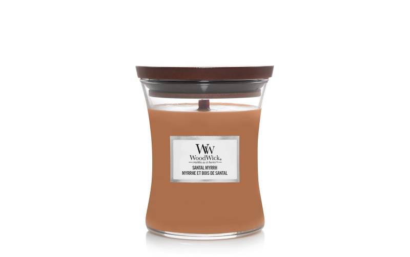 Woodwick Duftkerze »Santal Myrrh Medium Jar« von Woodwick