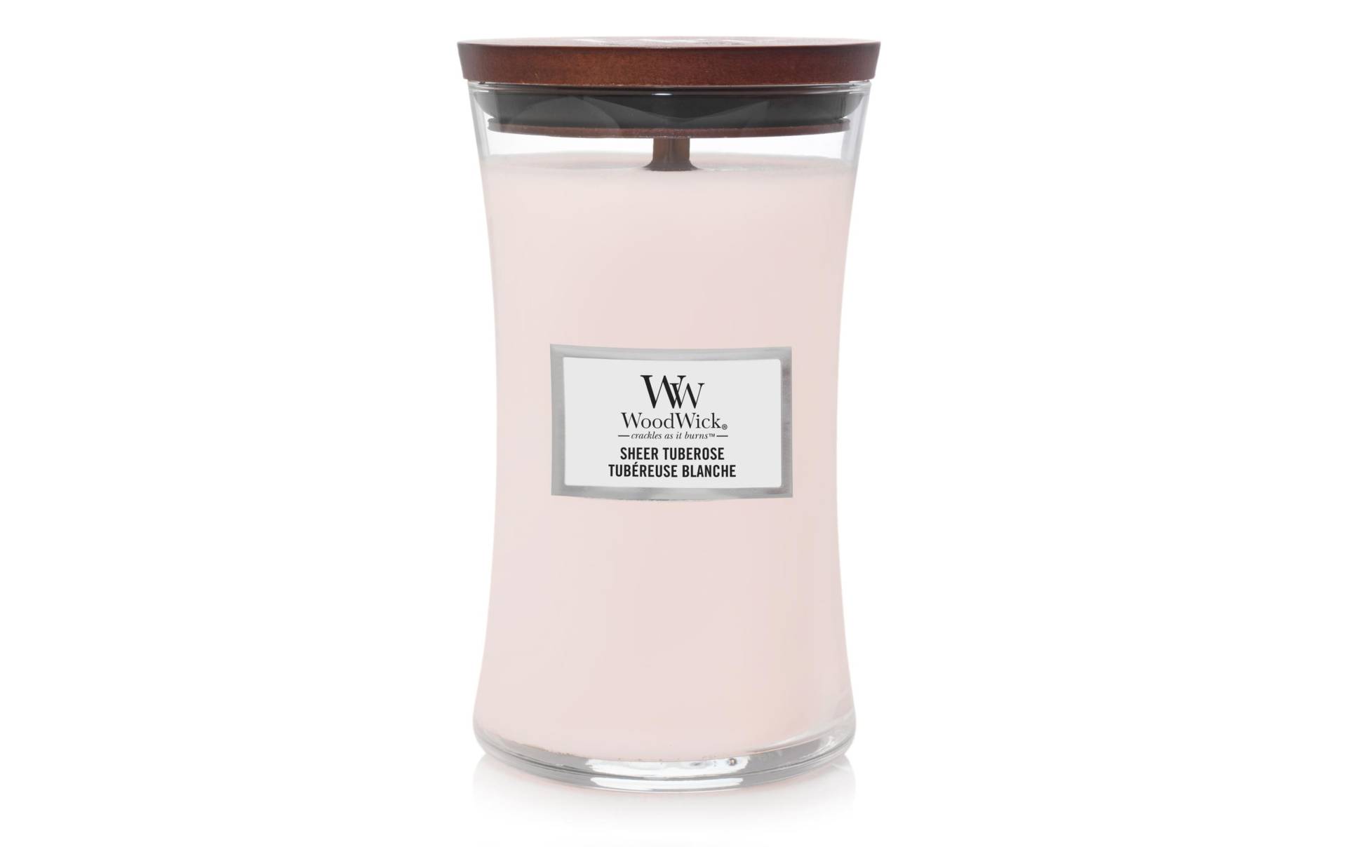 Woodwick Duftkerze »Sheer Tuberose Large Jar« von Woodwick