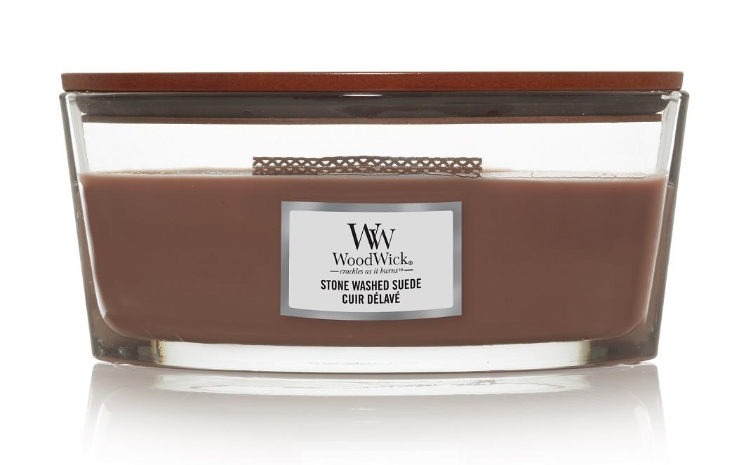 Woodwick Duftkerze »Stone Washed Suede Ellipse« Woodwick Duftkerze »Stone Washed Suede Ellipse« von Woodwick