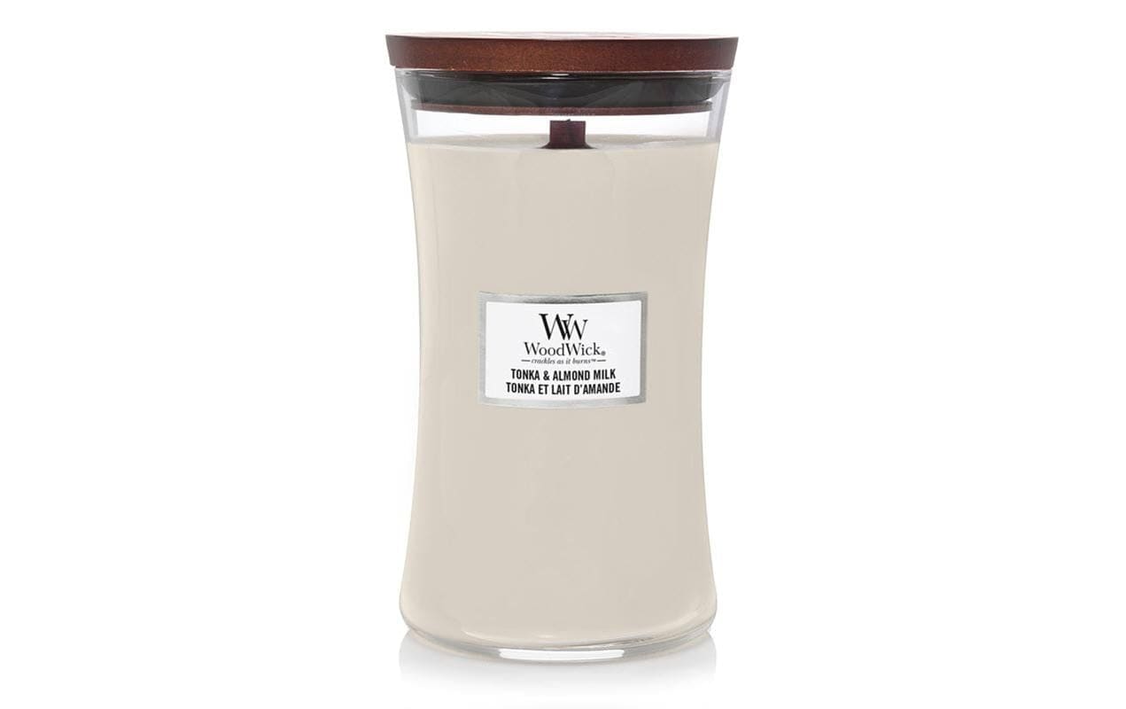 Woodwick Duftkerze »Tonka & Almond Milk« von Woodwick