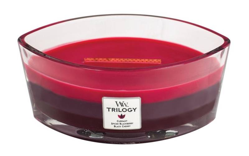 Woodwick Duftkerze »Trilogy Sun Ripened Berries Ellipse« von Woodwick