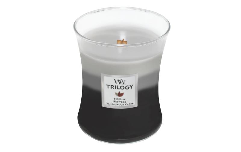 Woodwick Duftkerze »Trilogy Warm Woods Large Jar« von Woodwick