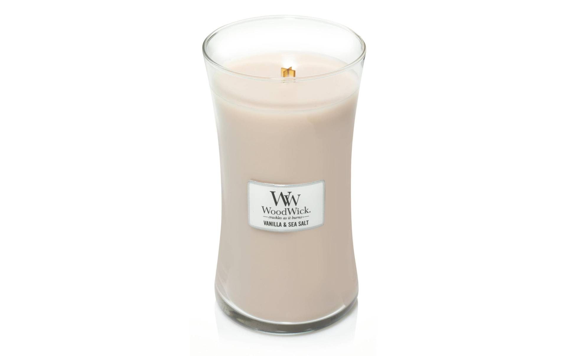 Woodwick Duftkerze »Vanilla & Sea Salt« von Woodwick