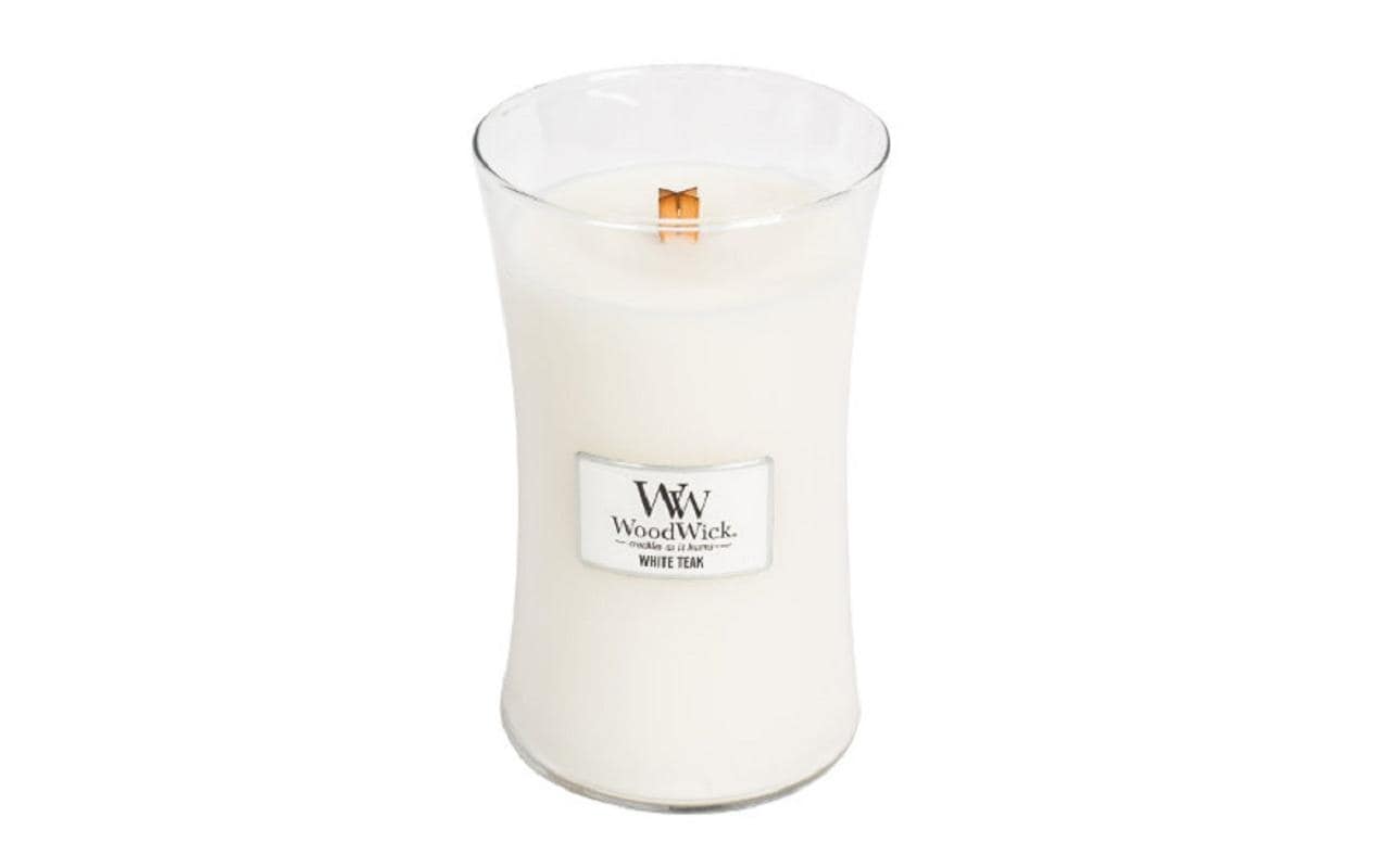 Woodwick Duftkerze »White Teak« von Woodwick