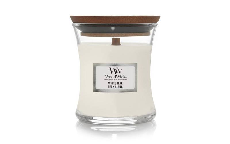 Woodwick Duftkerze »White Teak« von Woodwick