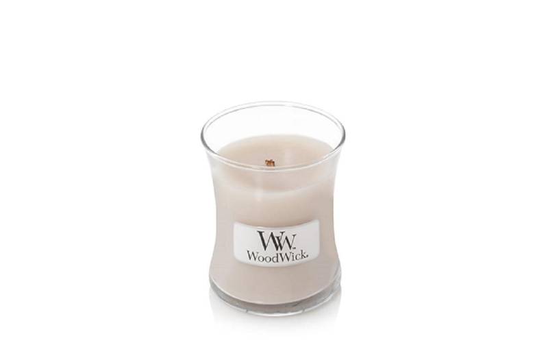 Woodwick Duftkerze »Wood Smoke Mini Jar« von Woodwick