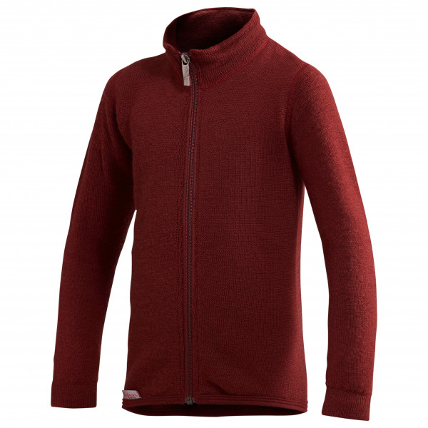 Woolpower - Kid's Full Zip Jacket 400 - Wolljacke Gr 134/140 rot von Woolpower