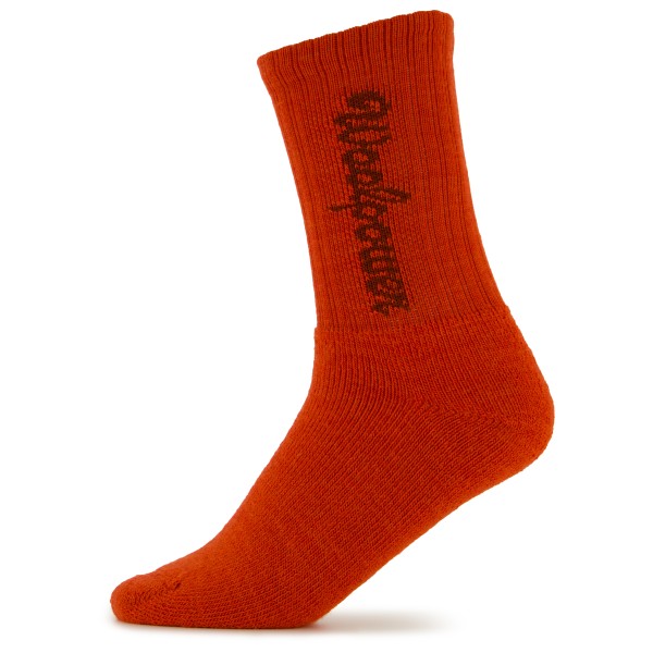 Woolpower - Kids Socks 400 Logo - Multifunktionssocken Gr 22-24 rot von Woolpower