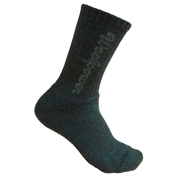 Woolpower - Kids Socks 400 Logo - Multifunktionssocken Gr 22-24 schwarz von Woolpower