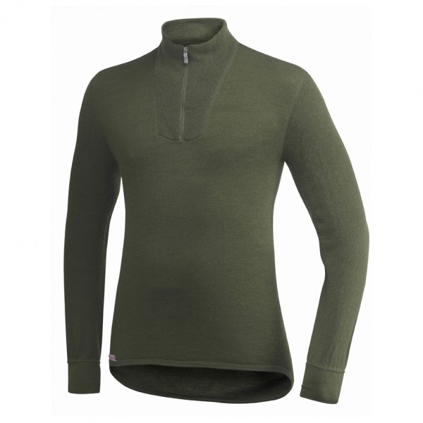 Woolpower - Zip Turtleneck 400 - Longsleeve Gr XS oliv von Woolpower