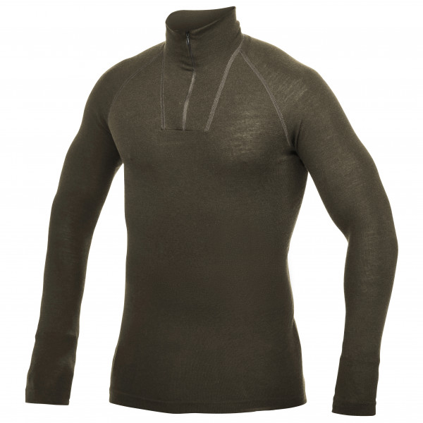 Woolpower - Zip Turtleneck Light - Merinounterwäsche Gr L oliv von Woolpower