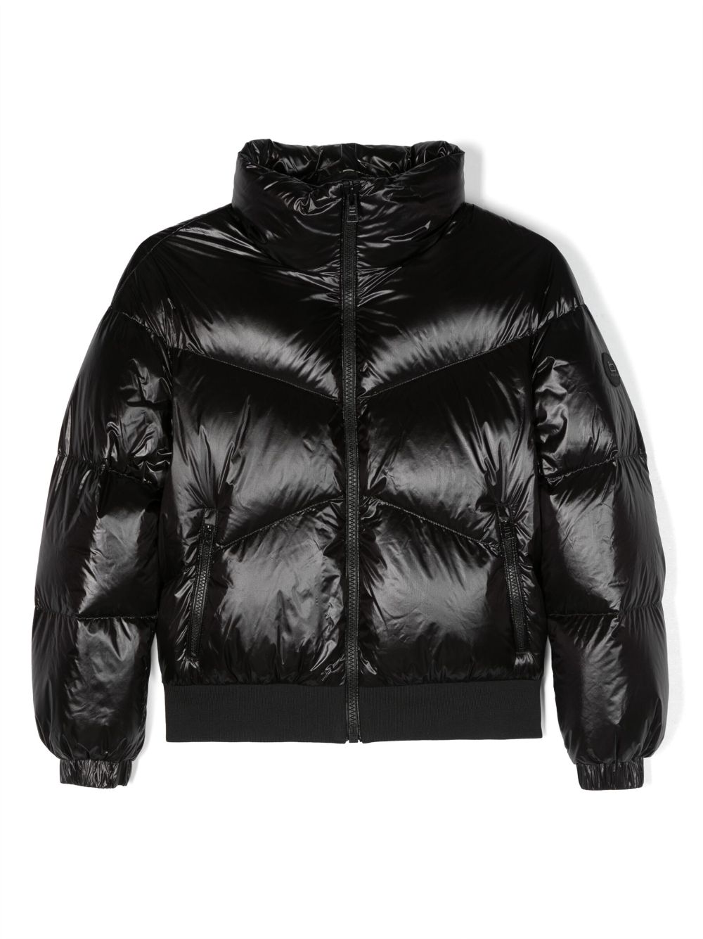 Woolrich Kids Aliquippa padded zip-up jacket - Black von Woolrich Kids