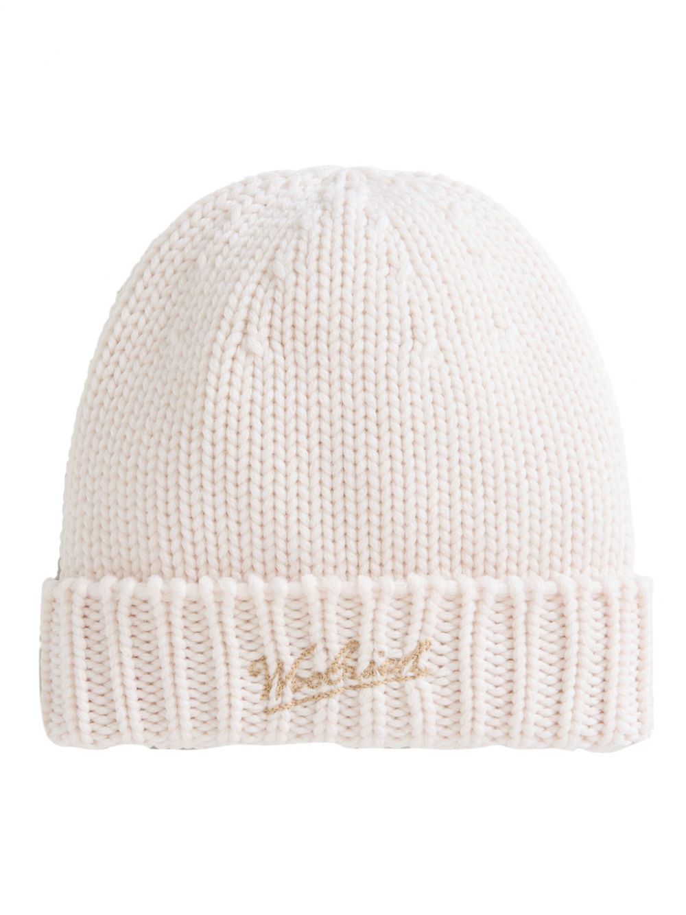 Woolrich Kids logo-embroidered beanie - Neutrals von Woolrich Kids