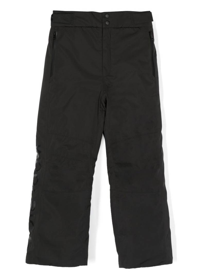 Woolrich Kids logo-print padded ski trousers - Black von Woolrich Kids