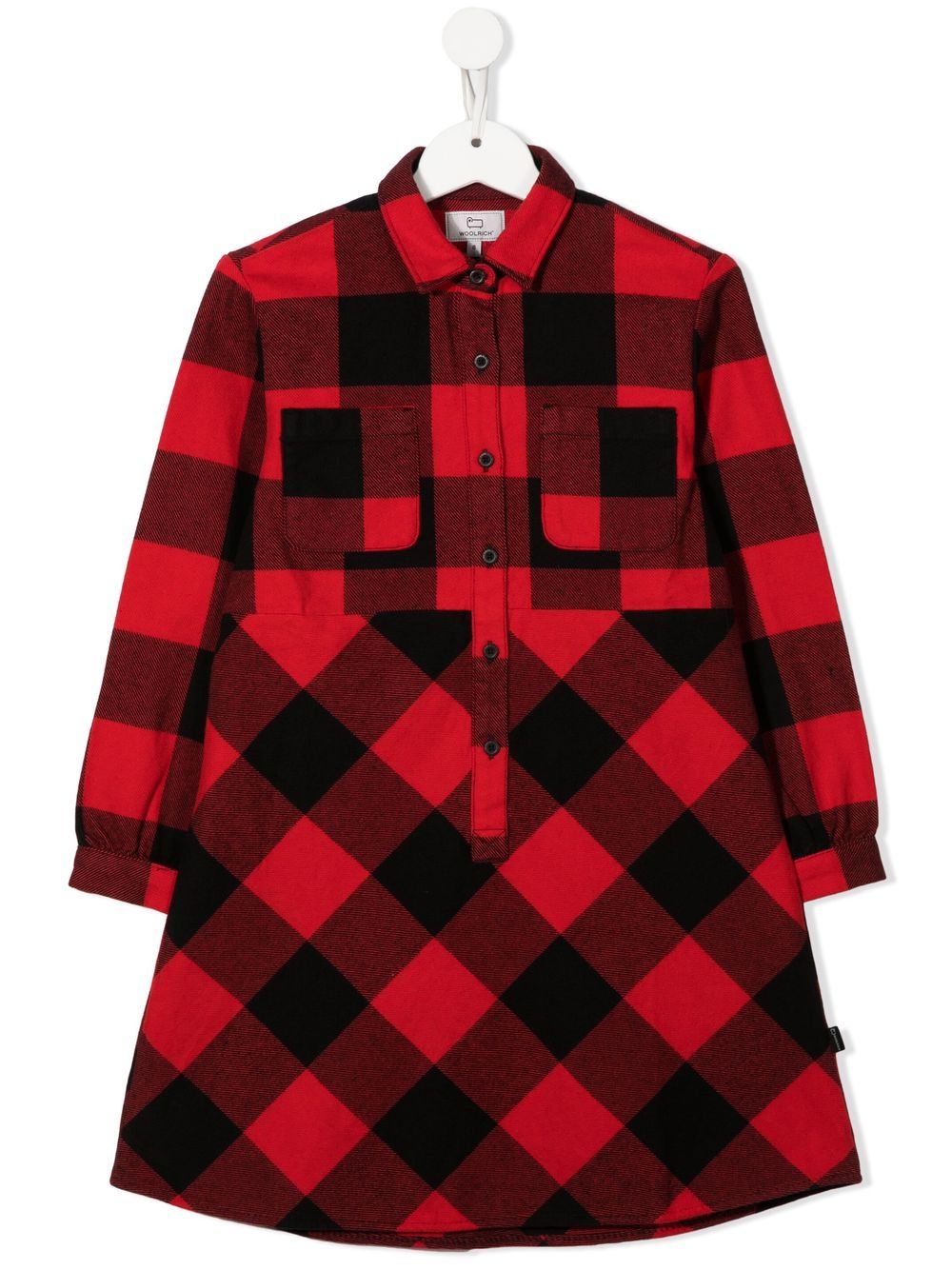 Woolrich Kids organic-cotton check dress - Red von Woolrich Kids