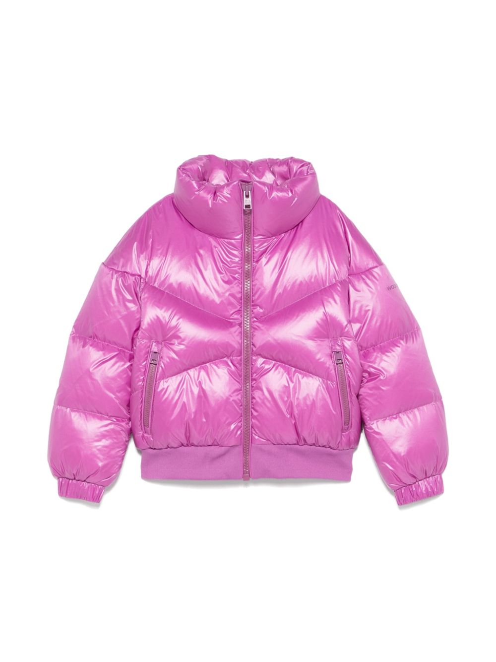 Woolrich Kids quilted puffer jacket - Purple von Woolrich Kids