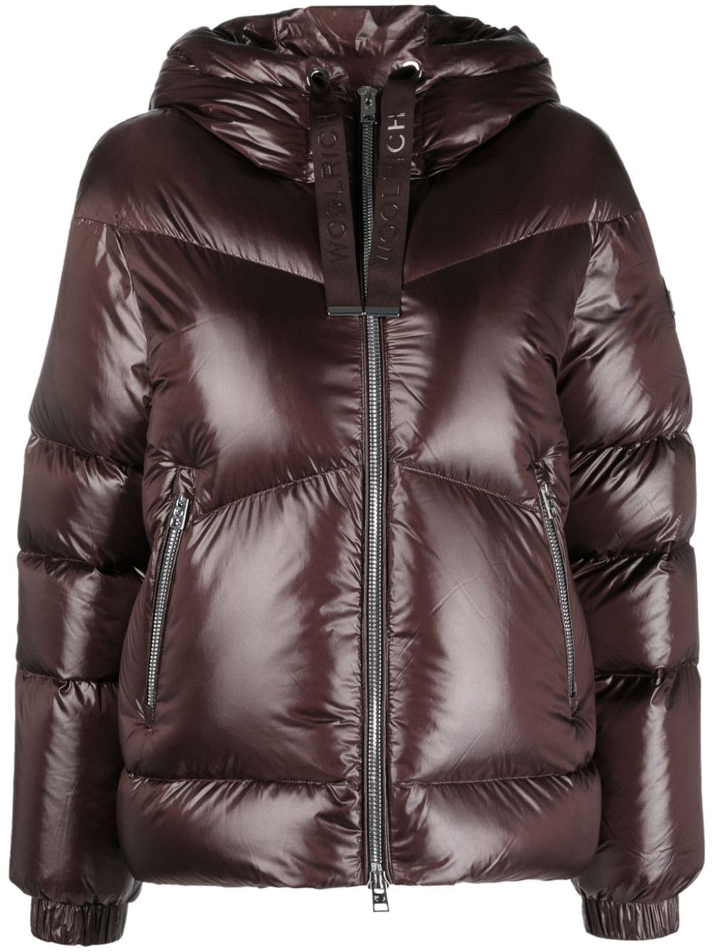 Woolrich Aliquippa Short puffer jacket - Brown von Woolrich