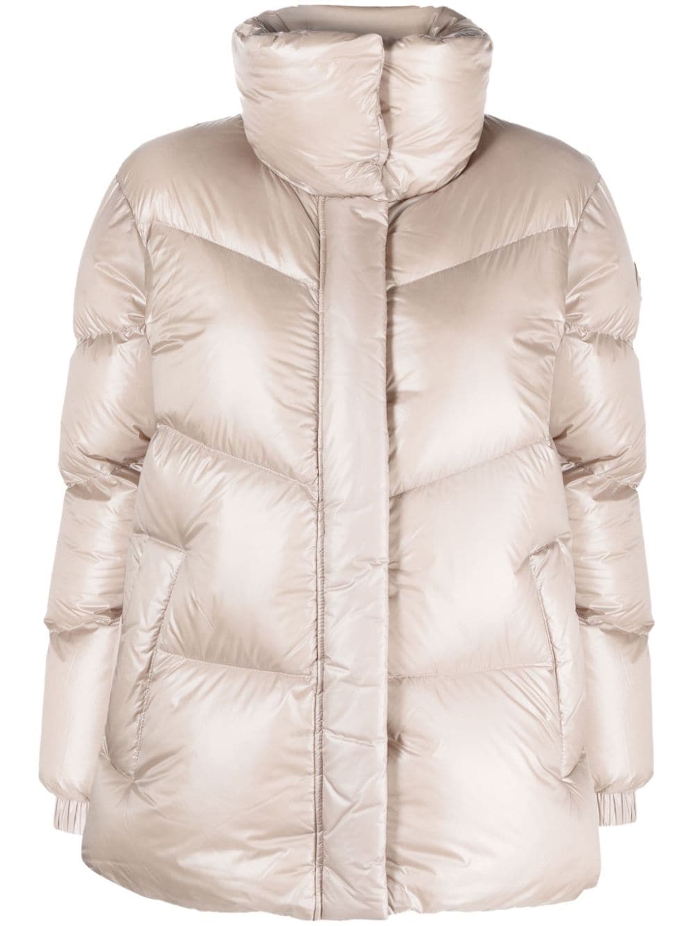 Woolrich Aliquippa chevron-quilting puffer jacket - Neutrals von Woolrich