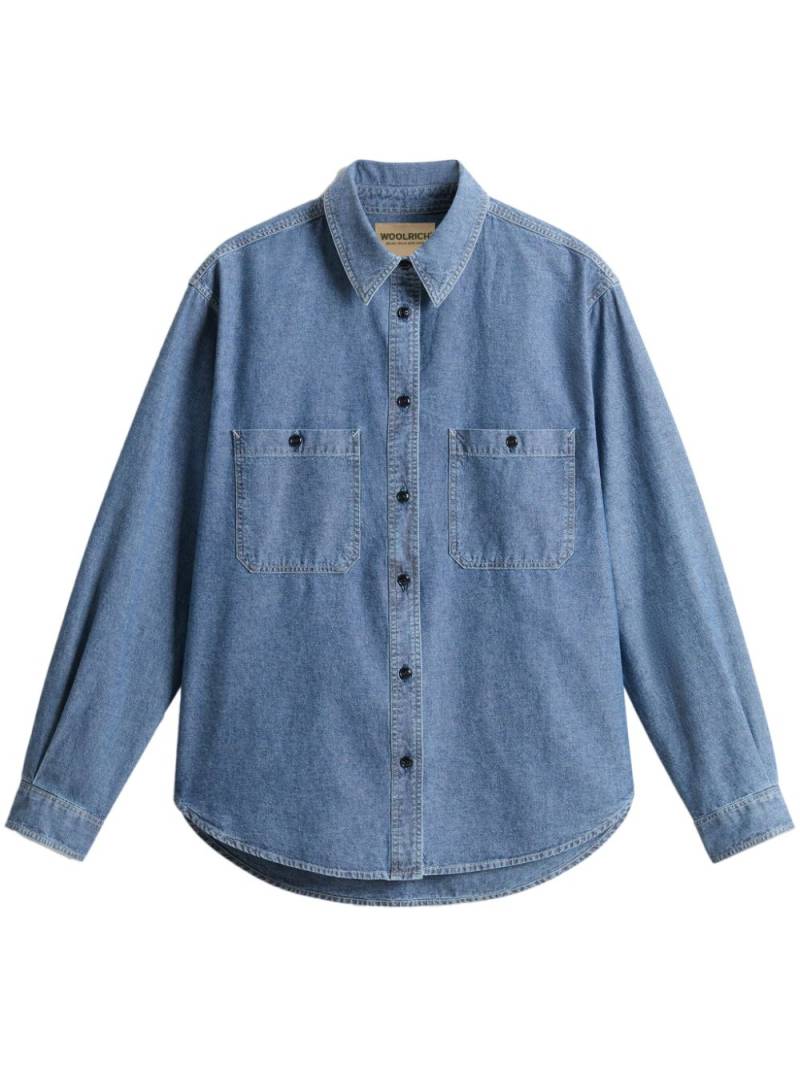 Woolrich Chambray shirt - Blue von Woolrich