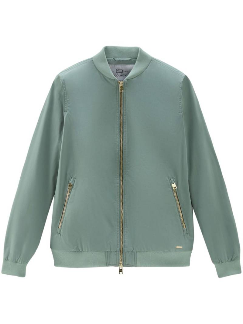 Woolrich Charlotte zip-up bomber jacket - Green von Woolrich