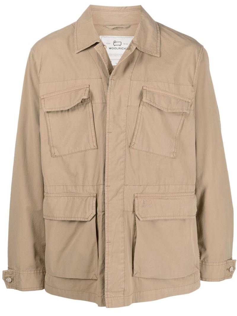 Woolrich Crew Field cotton jacket - Brown von Woolrich