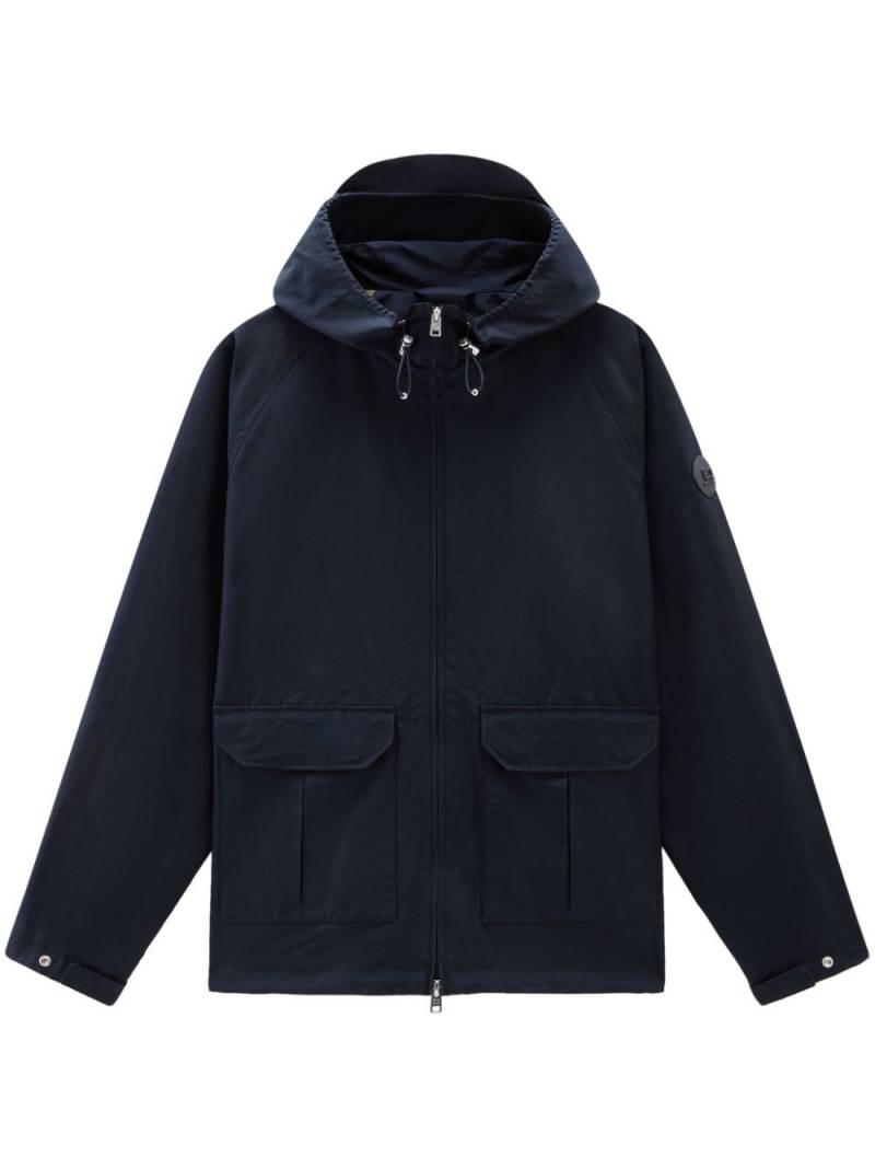 Woolrich Cruiser hooded jacket - Blue von Woolrich