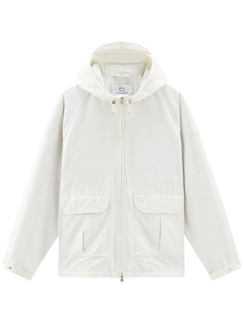 Woolrich Cruiser hooded jacket - White von Woolrich