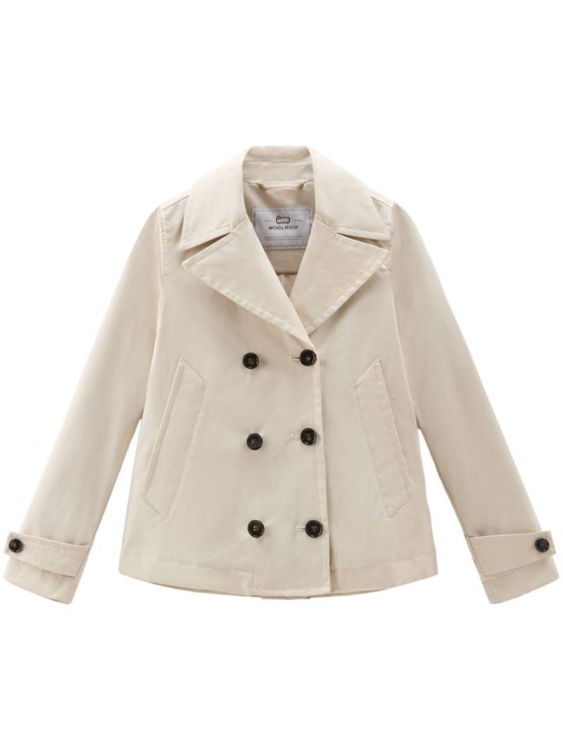 Woolrich Havice double-breasted jacket - Neutrals von Woolrich