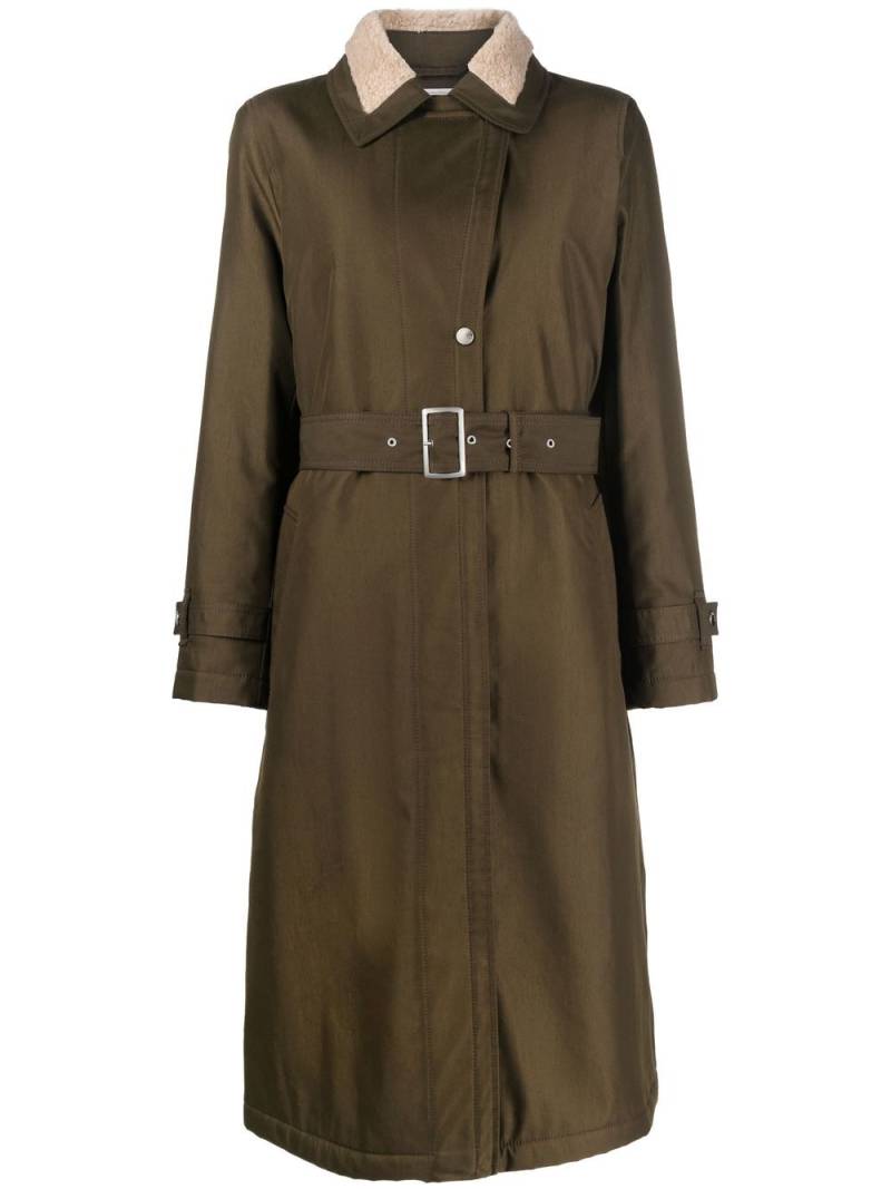 Woolrich Latimore belted coat - Green von Woolrich