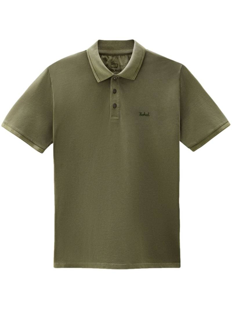 Woolrich Mackinack cotton polo shirt - Green von Woolrich