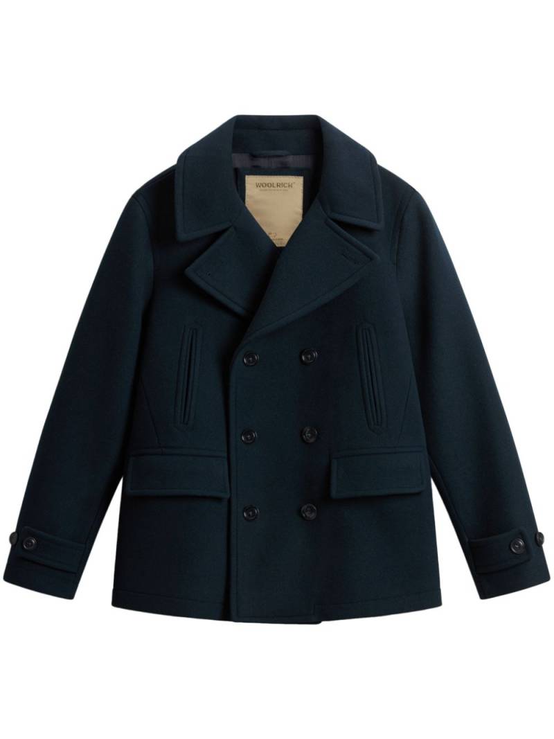 Woolrich Melton coat - Blue von Woolrich