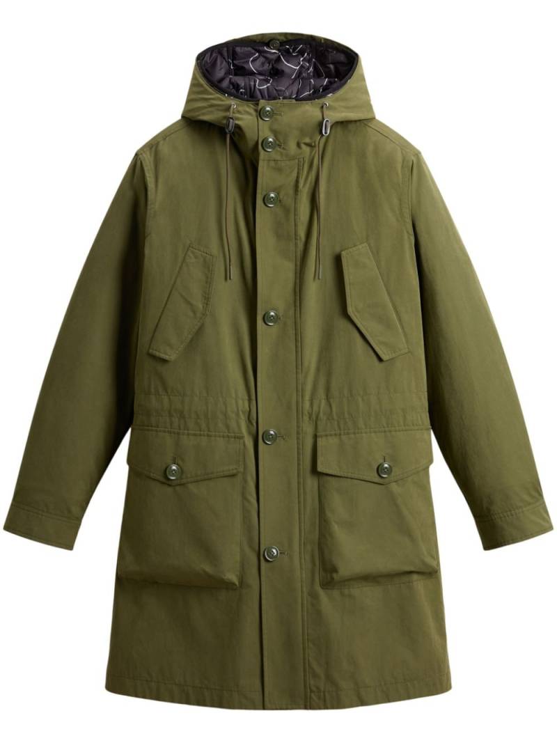 Woolrich Peached parka coat - Green von Woolrich