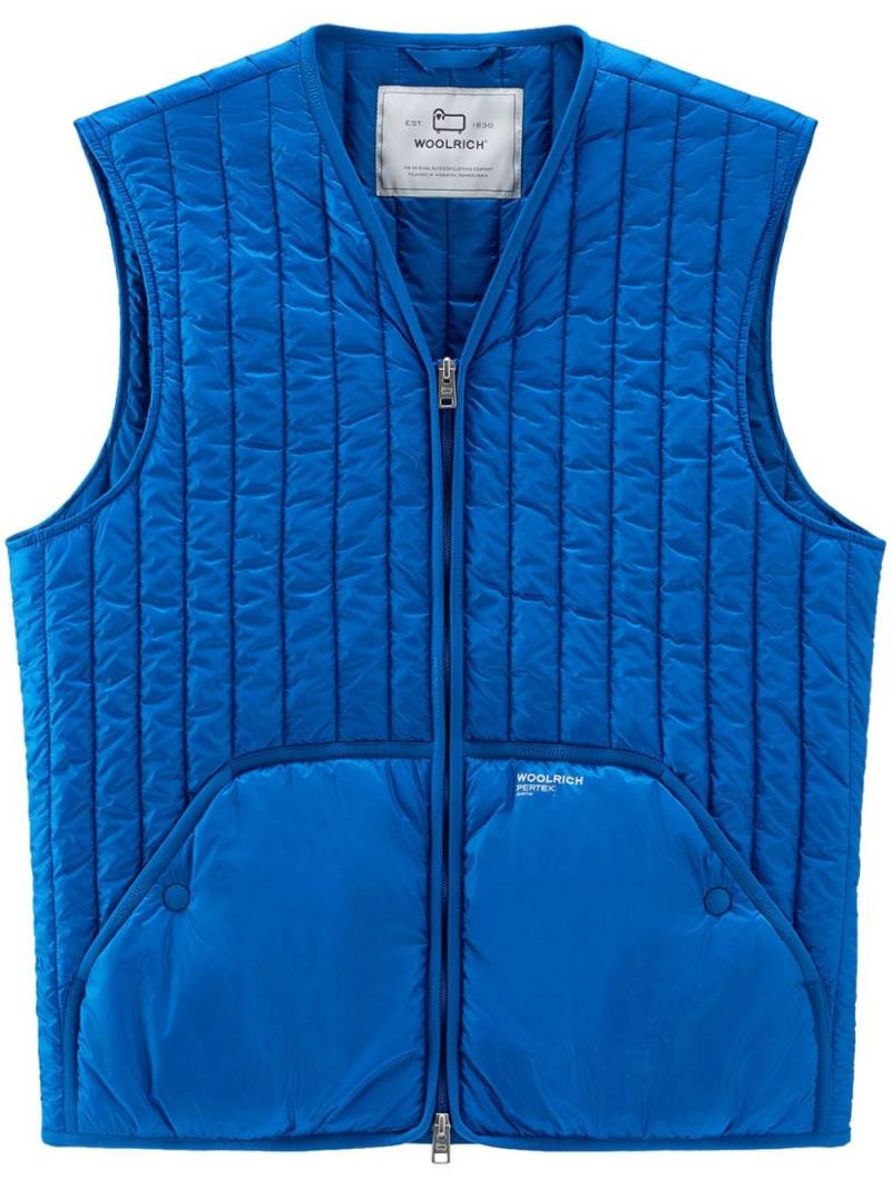 Woolrich Pertex padded gilet - Blue von Woolrich