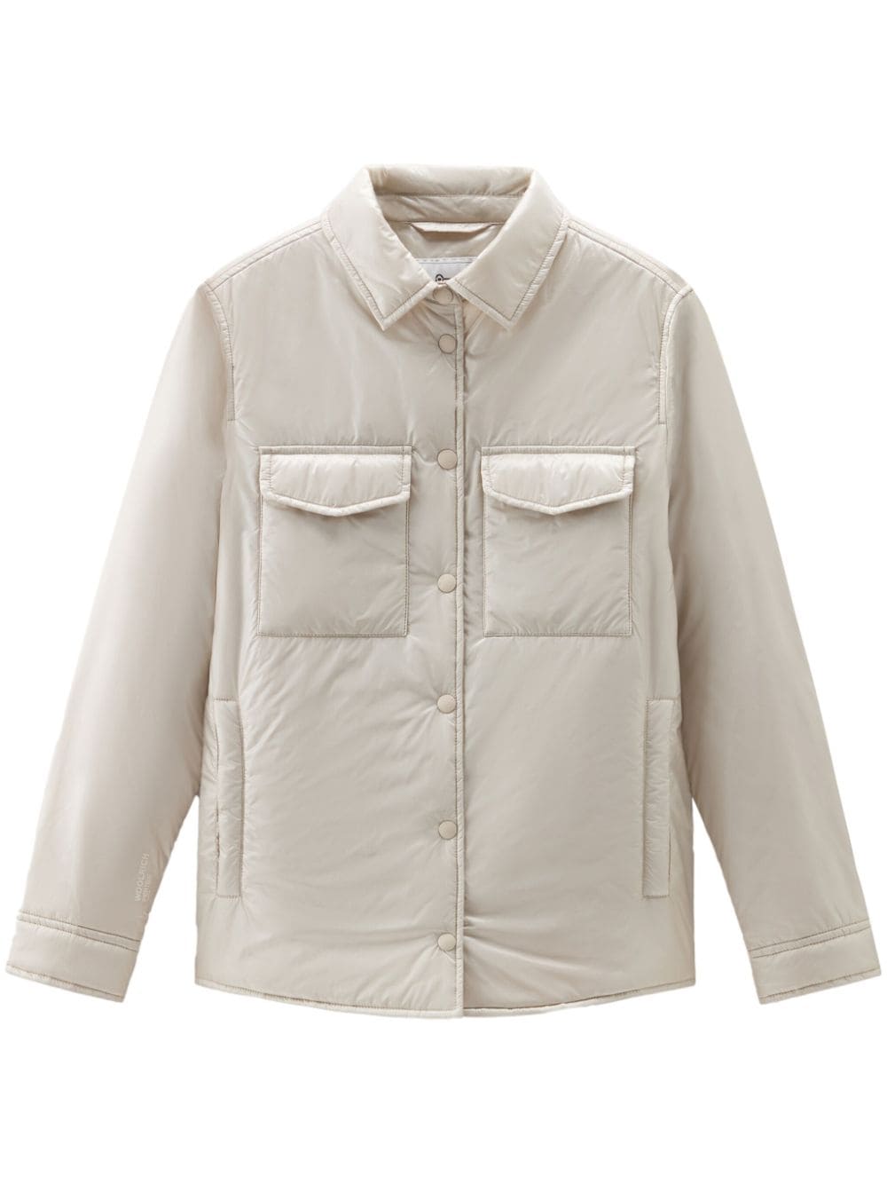 Woolrich Pertex padded overshirt jacket - Neutrals von Woolrich