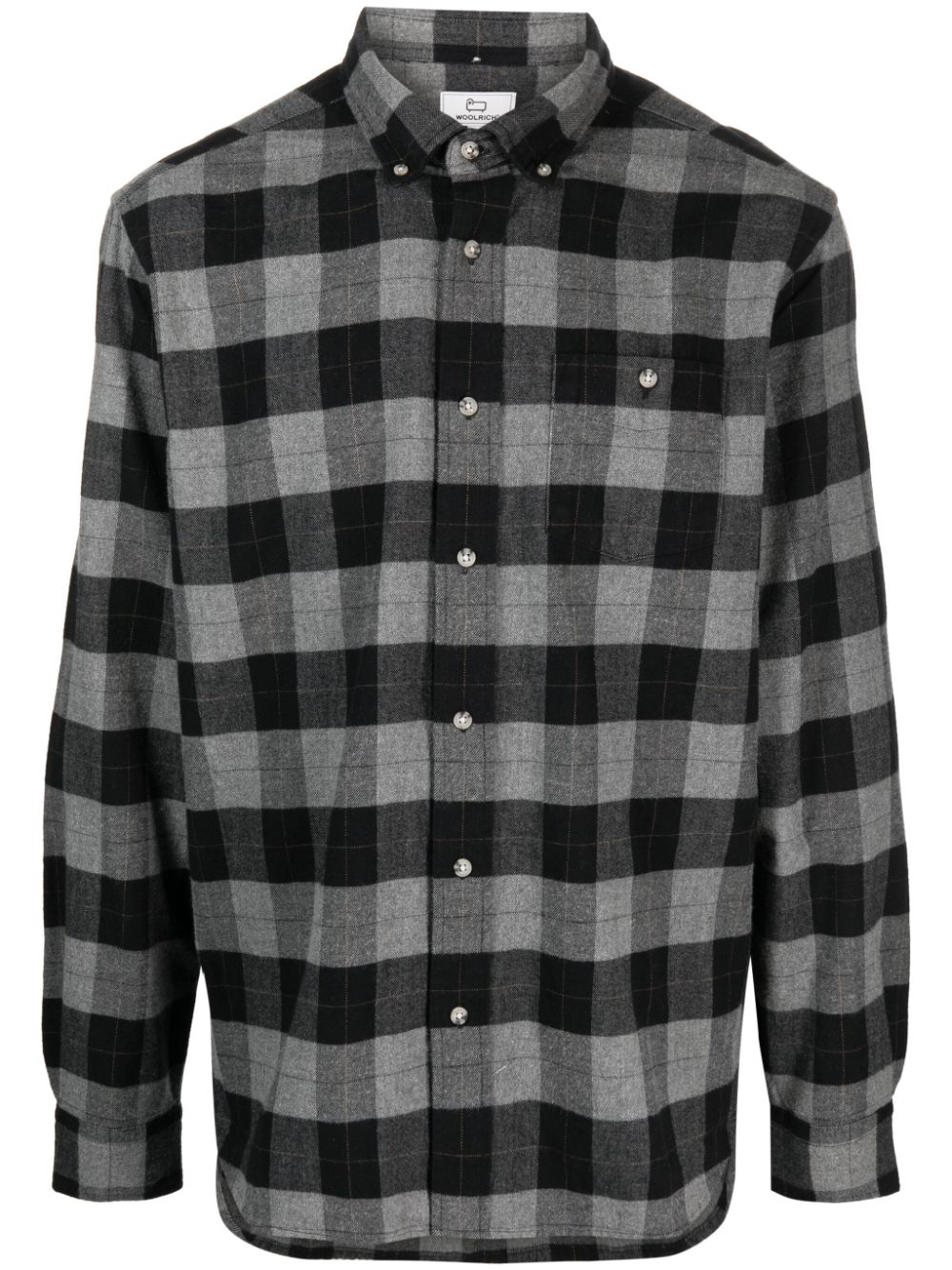 Woolrich Traditional Flannel cotton shirt - Black von Woolrich