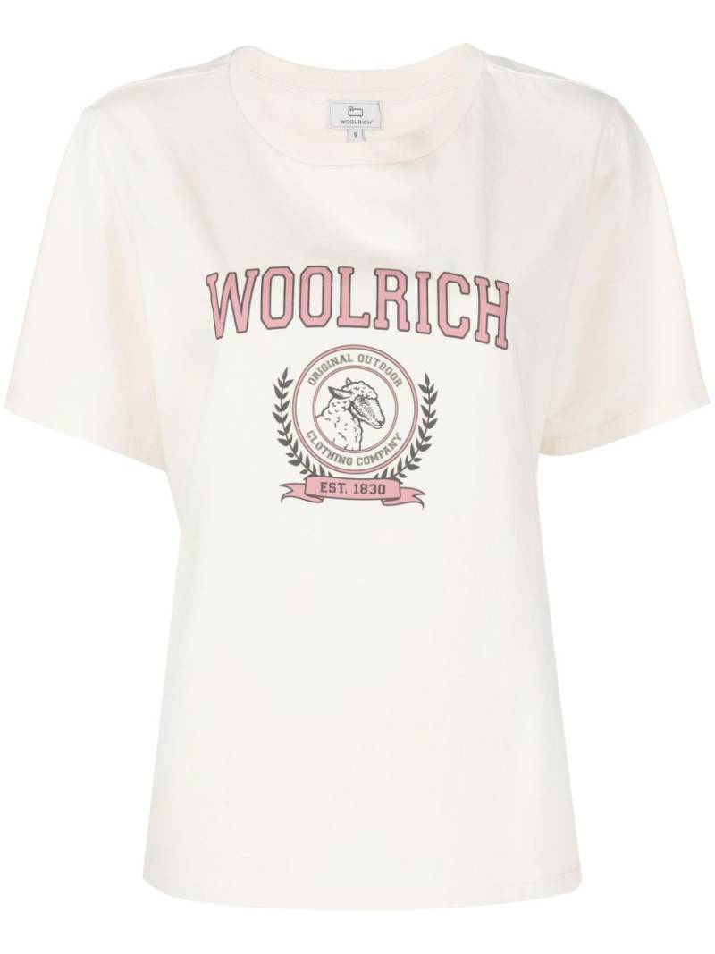 Woolrich Woolrich Ivy cotton T-shirt - Neutrals von Woolrich