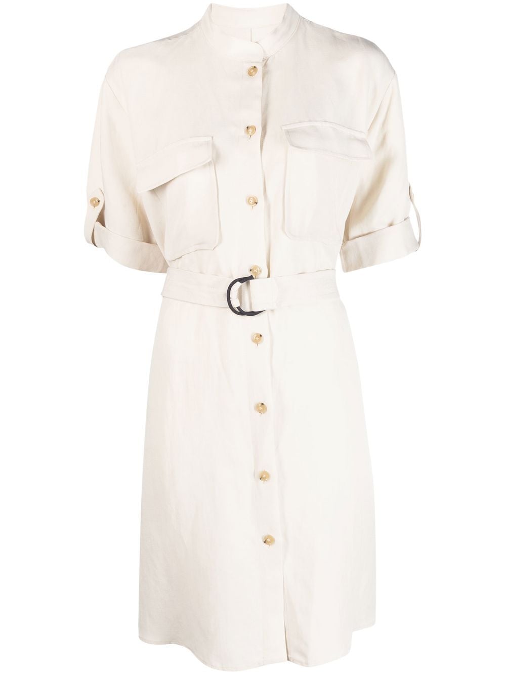 Woolrich belted mini utility dress - Neutrals von Woolrich