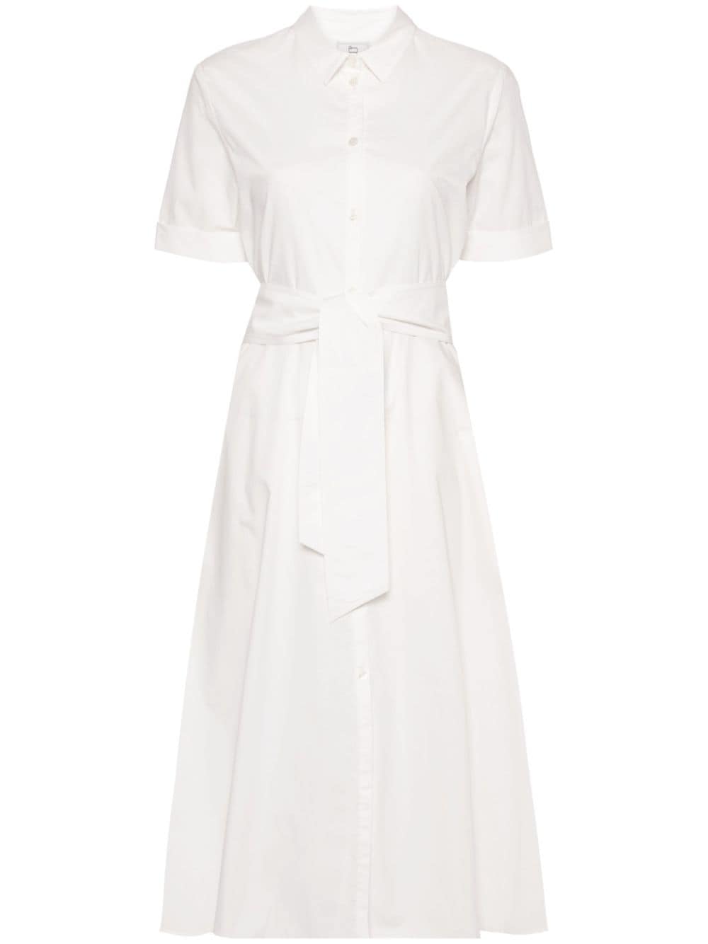 Woolrich belted poplin shirt dress - Neutrals von Woolrich