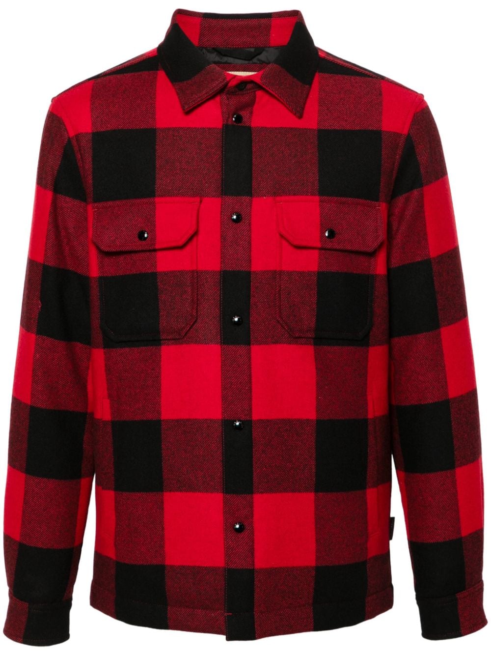 Woolrich buffalo-checked jacket - Red von Woolrich