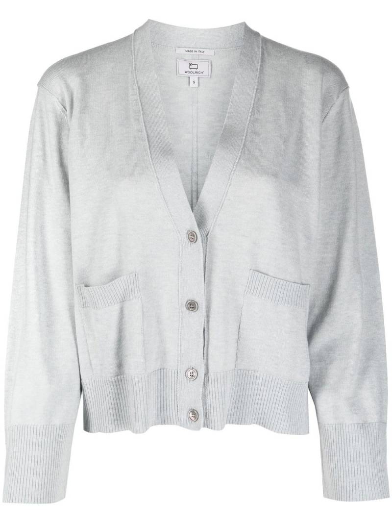 Woolrich button-fastening cardigan - Grey von Woolrich