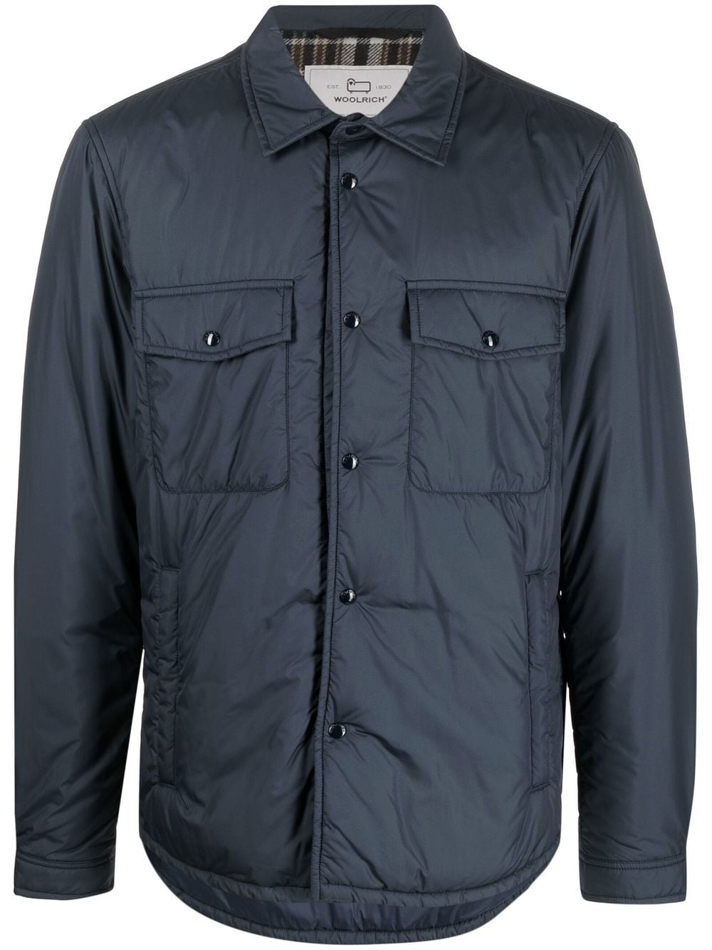 Woolrich button-up overshirt jacket - Blue von Woolrich