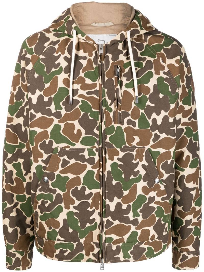 Woolrich camouflage-print drawstring jacket - Neutrals von Woolrich