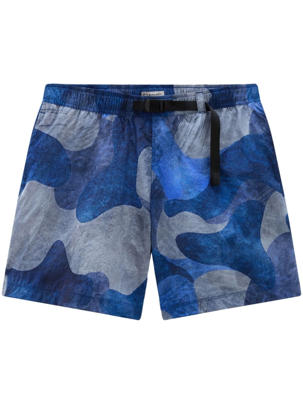 Woolrich camouflage-print track shorts - Blue von Woolrich