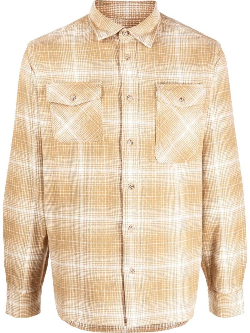 Woolrich check-pattern button-up shirt - Yellow von Woolrich