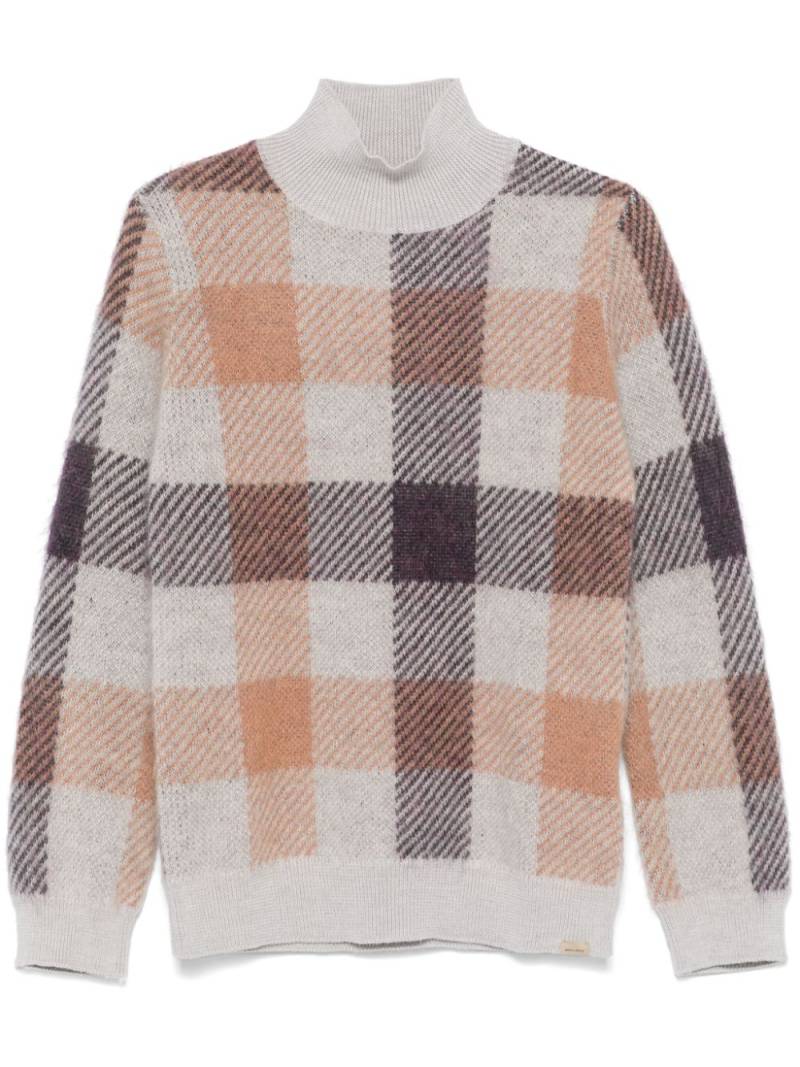 Woolrich check-pattern sweater - Grey von Woolrich