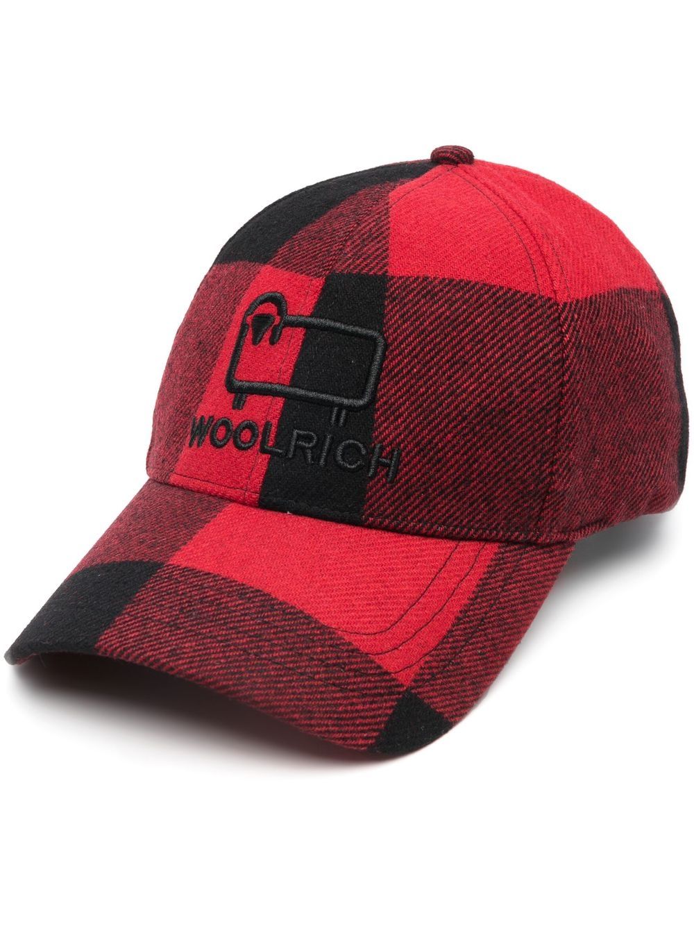 Woolrich check-print logo-embroidered cap von Woolrich