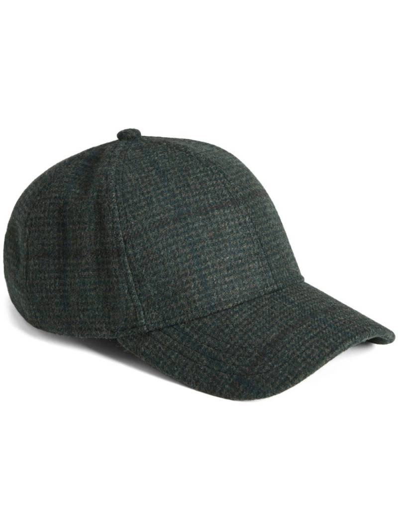 Woolrich checked baseball cap - Green von Woolrich