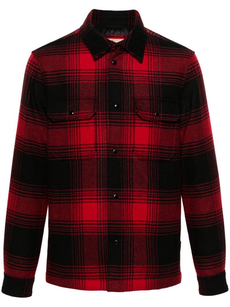 Woolrich checked padded jacket - Red von Woolrich