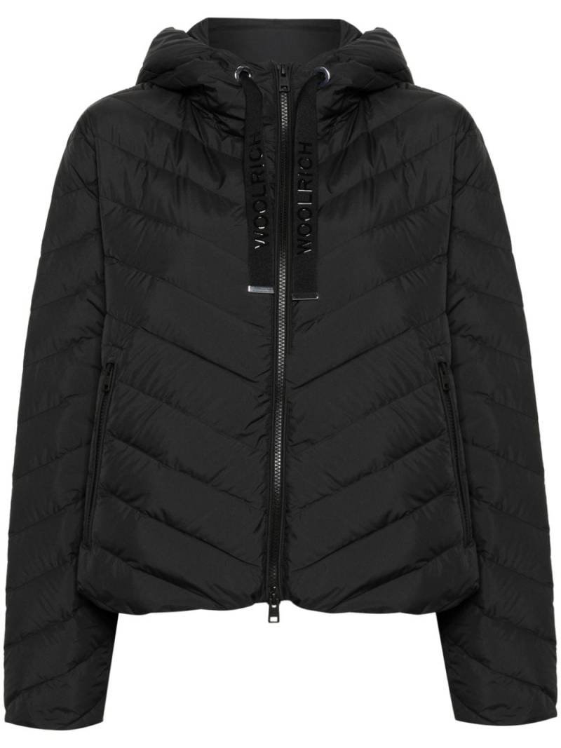 Woolrich chevron padded jacket - Black von Woolrich